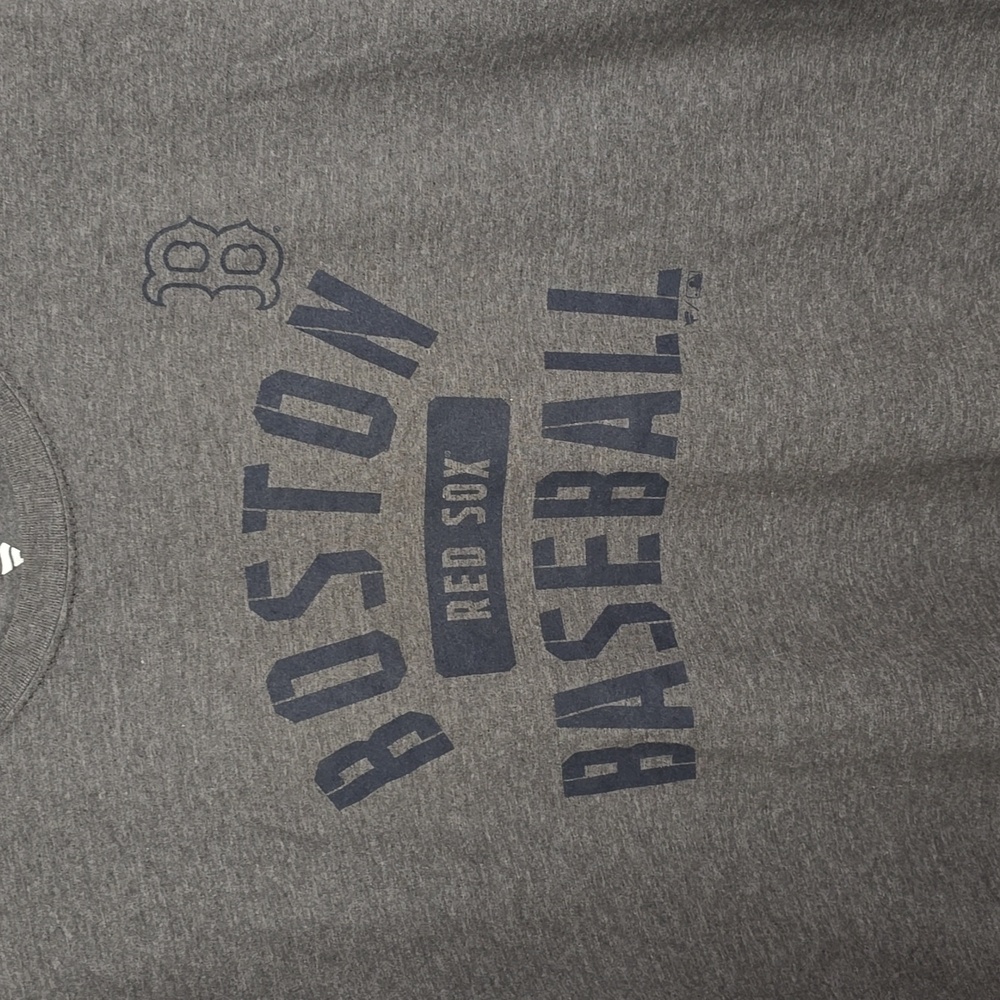 Fanatics Mens XL Gray Boston Red Sox Baseball Tee - Picture 2 of 6